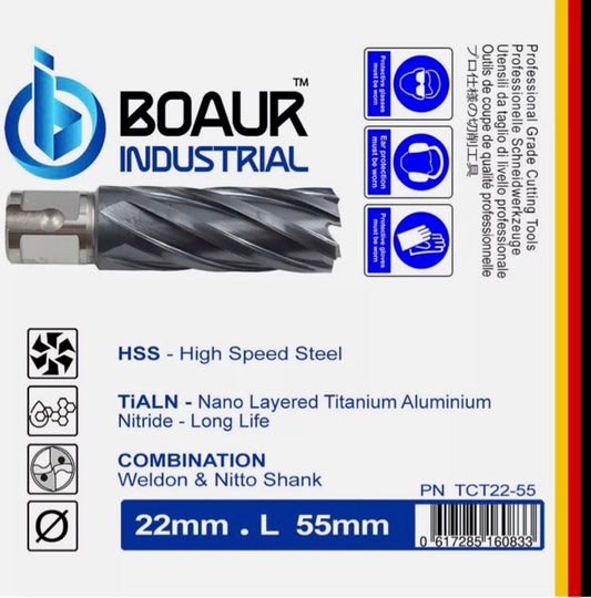 BOAUR - HSS - 35mm Depth Annular Cutters