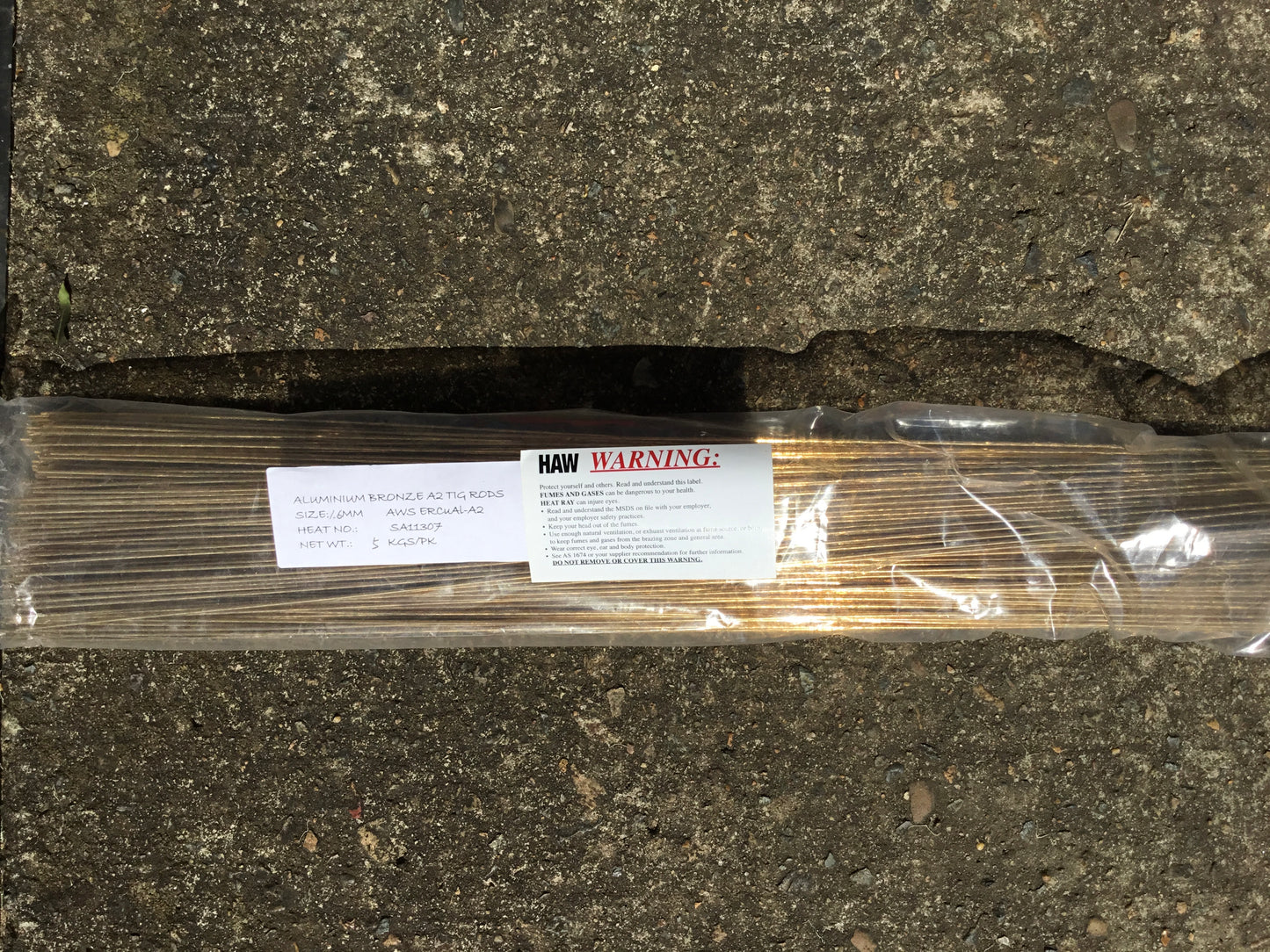 TIG & GAS Rods - Aluminium Bronze A2 AWS ER CuA1-A2 - 1.6mm, 2.4mm, 3.2mm - 10kg