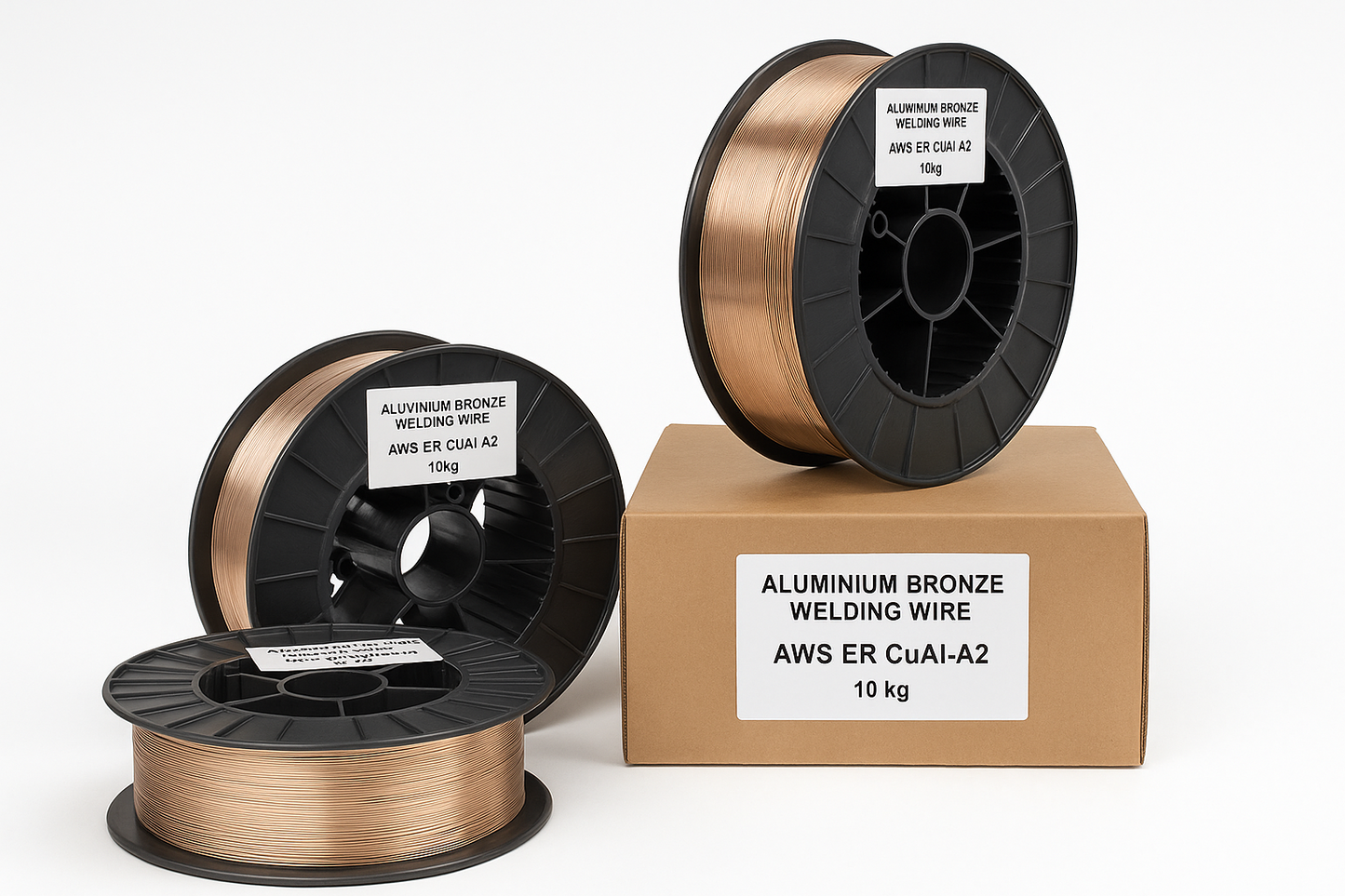 TIG & GAS Rods - Aluminium Bronze A2 AWS ER CuA1-A2 - 1.6mm, 2.4mm, 3.2mm - 10kg