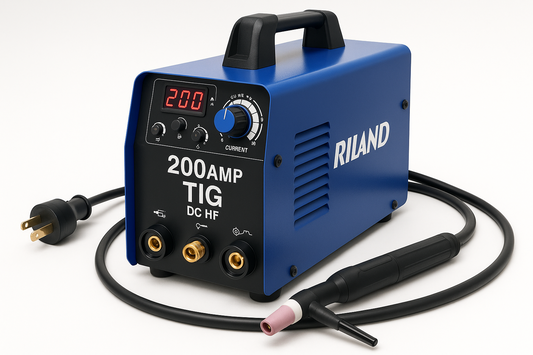 RILAND - Inverter TIG Welder 200AMP - DC HF - (15AMP Plug)