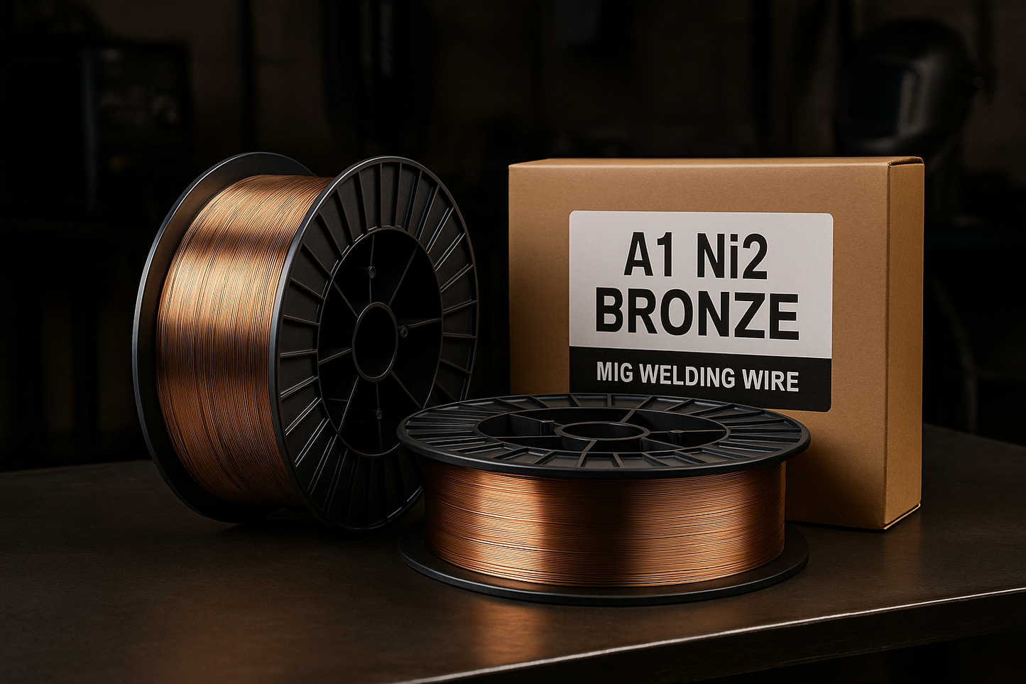 MIG Wires - A1 Ni2 Bronze - 0.9mm, 1.2mm - 13.62kg