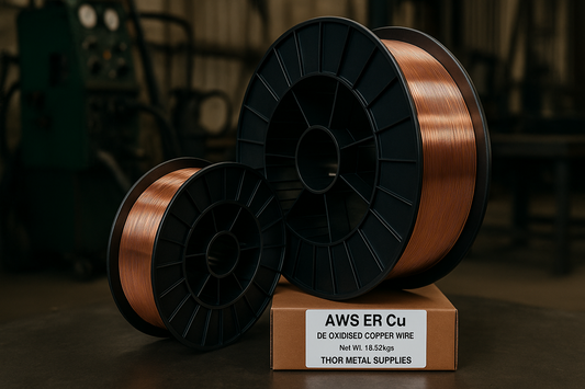 MIG Wires - De-Oxidised Copper - AWS ER Cu - 1.2mm, 1.6mm - 13.62kg