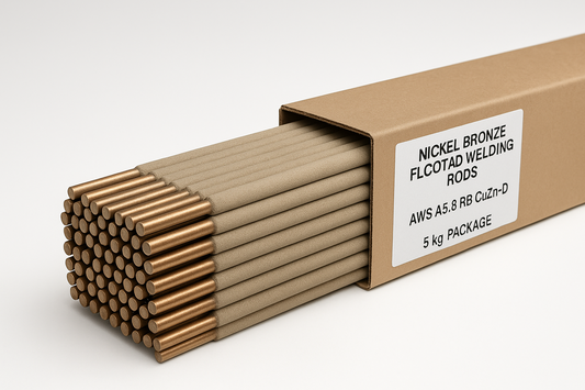 TIG & GAS Rods - Nickel Bronze Flux Coated AWS A5.8 RB CuZn-D - 2.4mm, 3.2mm - 5kg