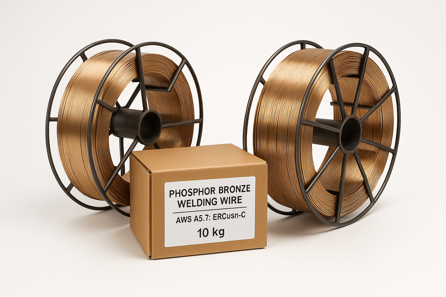 TIG & GAS Rods - Phosphor Bronze C - AWS ER CuSn-C - 1.6mm, 2.4mm, 3.2mm - 10kg