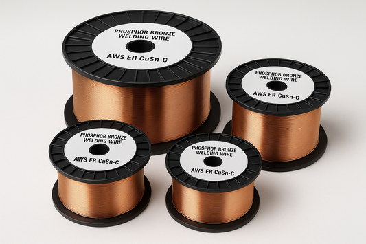 MIG Wires - Phosphor Bronze C AWS ER CuSn-C - 1.2mm, 1.6mm - 13.62kg