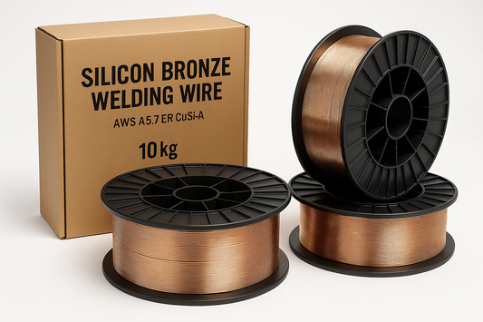TIG & GAS Rods - Silicon Bronze Bare AWS A5.7 ER CuSi-A - 1.6mm, 2.4mm, 3.2mm - 10kg