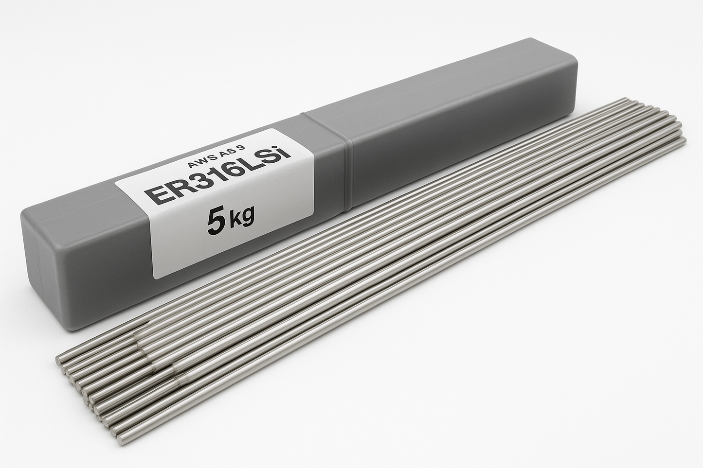 TIG & GAS Rods - Stainless Steel Electrodes - AWS A5.9 ER316LSi - 0.9mm, 1.0mm, 1.2mm, 1.6mm, 2.0mm, 2.4mm, 3.2mm - 5kg