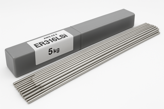 TIG & GAS Rods - Stainless Steel Electrodes - AWS A5.9 ER316LSi - 0.9mm, 1.0mm, 1.2mm, 1.6mm, 2.0mm, 2.4mm, 3.2mm - 5kg